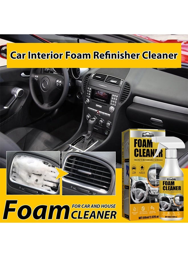 RAYHONG Foam Cleaner, Multi-Purpose Foam Cleaner For Car, All Around Master FoamCleaner, Car Interior Foams Cleaner, Cars Seat Foam Cleaner Spray, Upholstery Cleaner, Interior Cars Cleaner, 60ML - Image 5